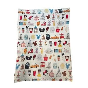 Disney Parks Fleece Throw Blanket by Jerrod Maruyama 60" X 72" Kingdom of Cute